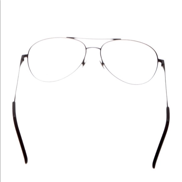 Authentic Saint Laurent black metal demo aviator eyeglasses YSL - Picture 10 of 10